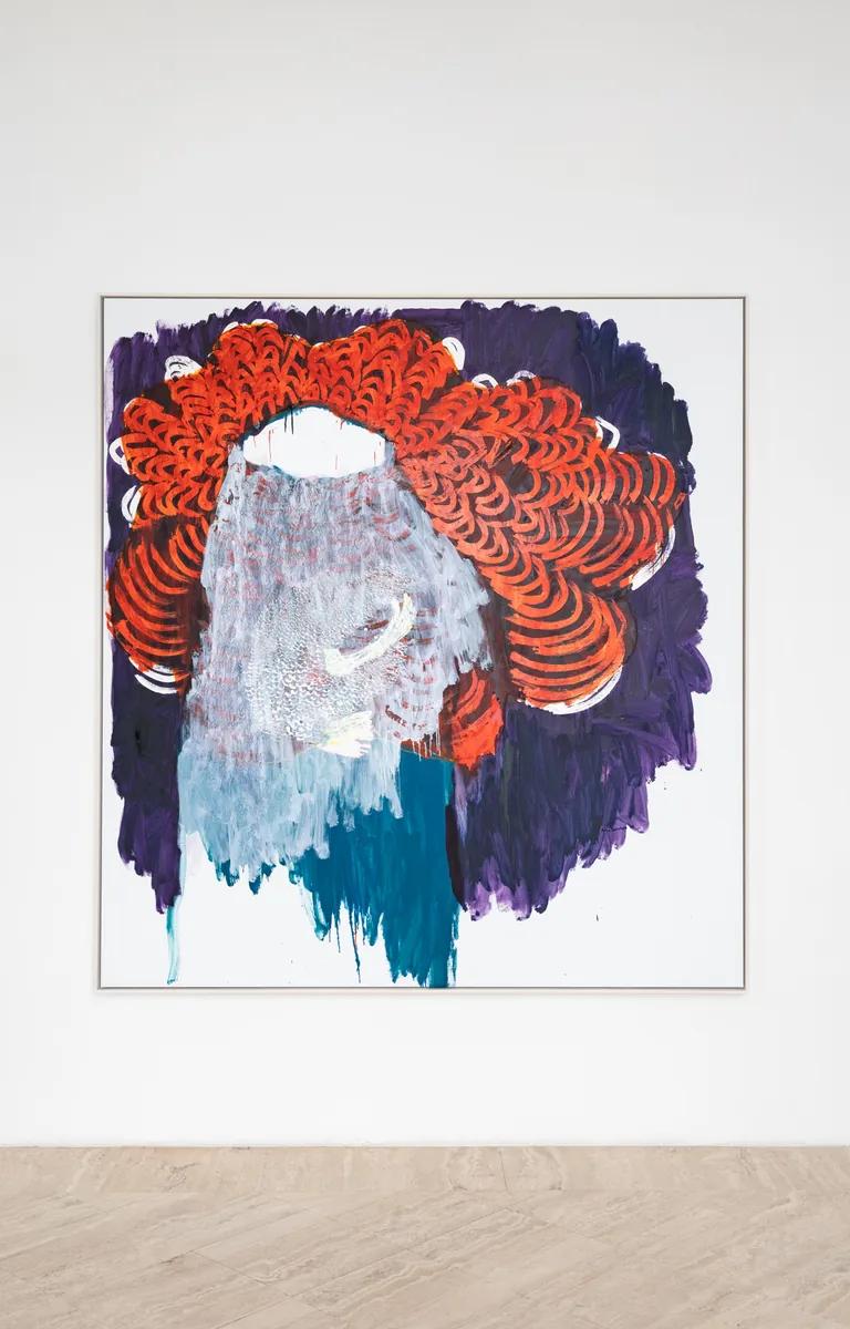 Installation view of Portia Zvavahera's 'Like Flowers We Fade' at Fondazione Memmo, Rome