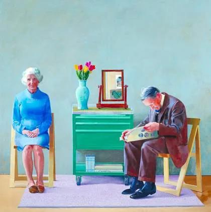 My Parents (1977) by David Hockney