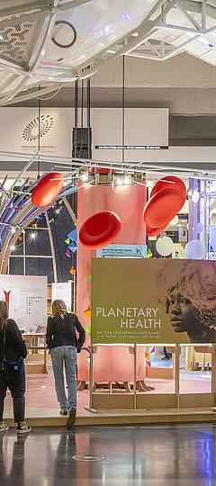 Planetary Health exhibition display at Deutsches Museum