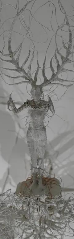 Detail of a Cathy de Monchaux sculpture