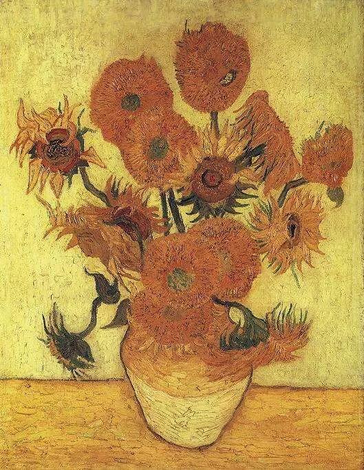 Vincent van Gogh, Vase with Fifteen Sunflowers (1888), Sompo Museum of Art