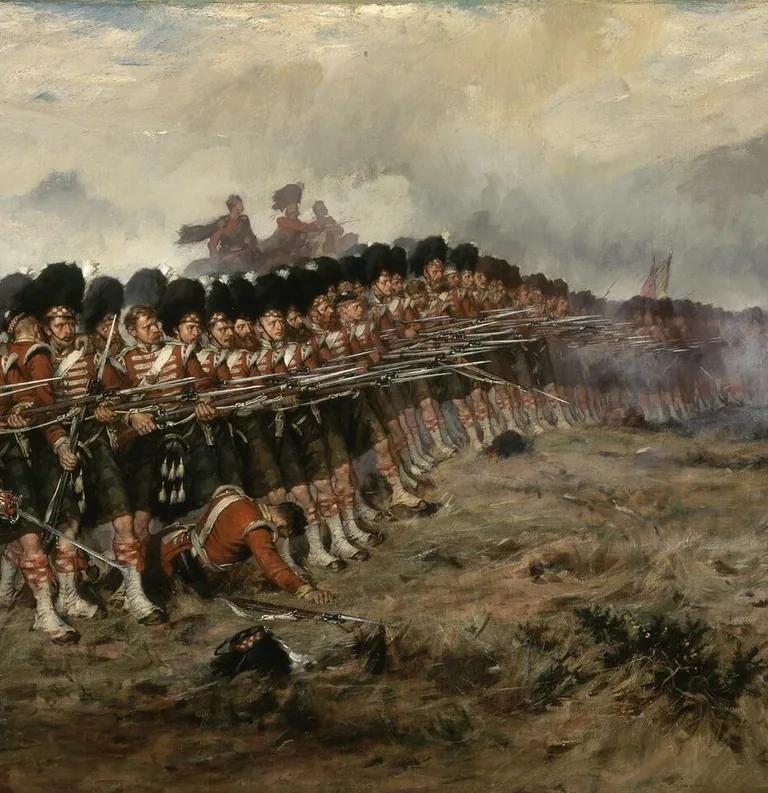 The Thin Red Line by Robert Gibb