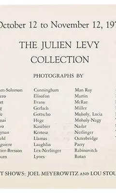 Gallery ephemera from The Collected Photograph, 1970-1989 at the Morgan Library