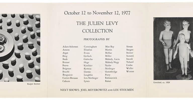 Gallery ephemera from The Collected Photograph, 1970-1989 at the Morgan Library