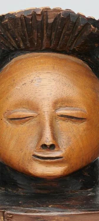 An African sculpture from the Art Institute's Arts of Africa collection, shown in Body and Being in African Art