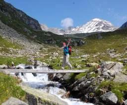 Friederike Kaiser in alpine terrain