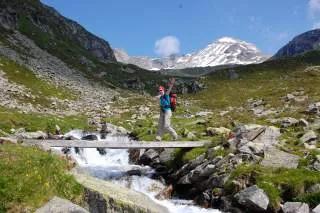 Friederike Kaiser in alpine terrain
