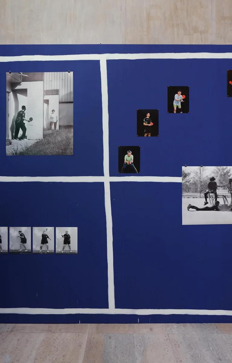 Installation view from The Chamber of Echoes: Ping City