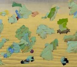 Yuan Jai, Jadeite Cabbage (1999), ink and colour on paper