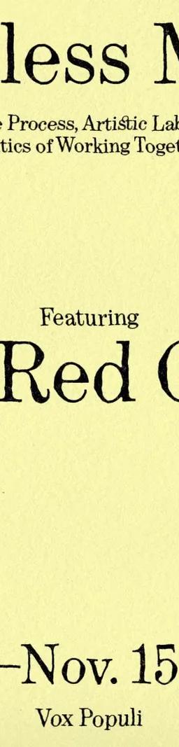 New Red Order, Give it Back: Crimes Against Realty (Office Edition), at Vox Populi