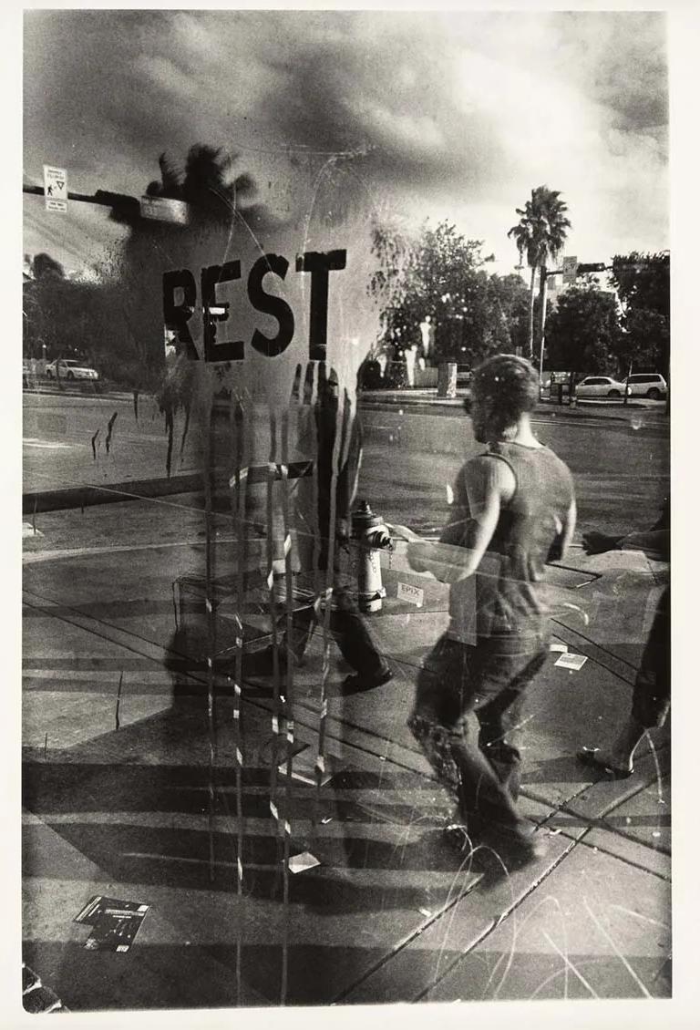 Rest, Miami Beach, Florida — a street photograph by Norman S. Carr