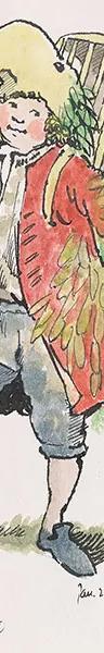 Maurice Sendak's design for Papageno in The Magic Flute