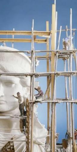 Lady Liberté exhibition on the making of the Statue of Liberty at the Musée des Arts et Métiers