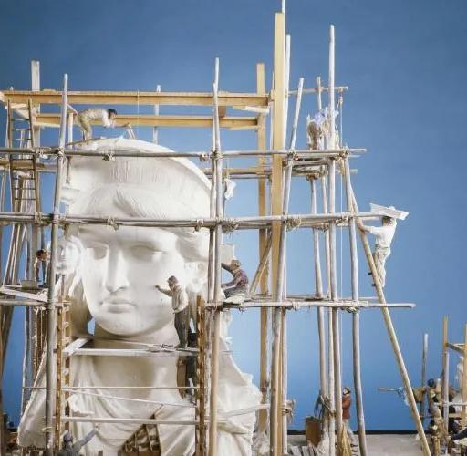 Lady Liberté exhibition on the making of the Statue of Liberty at the Musée des Arts et Métiers