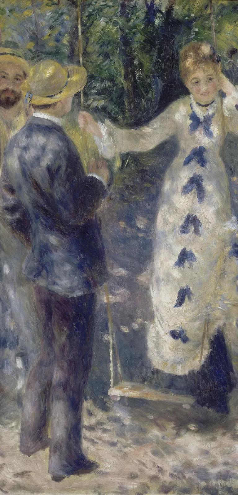 The Swing (La Balançoire), 1876, by Pierre-Auguste Renoir