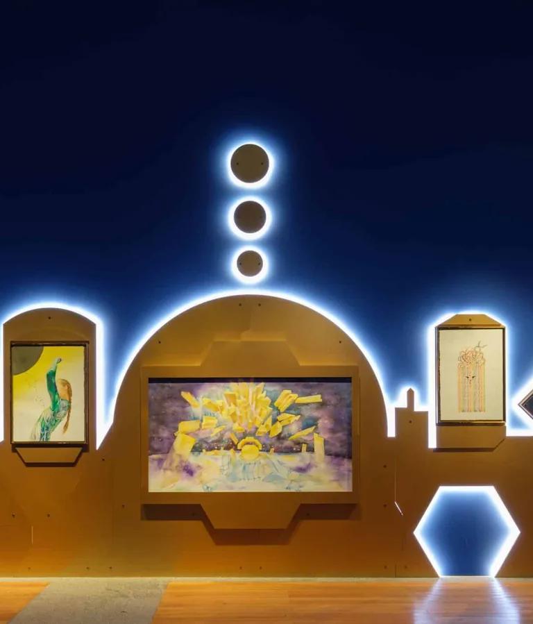 Works by Patricia Domínguez and Lubaina Himid in Multiple Eyes at MAC/CCB