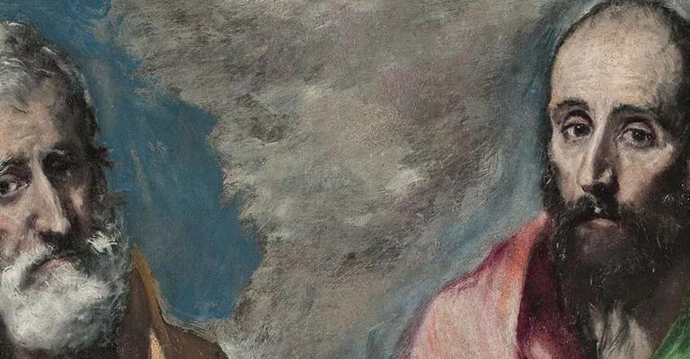 Painting by El Greco from the MNAC Renaissance and Baroque display
