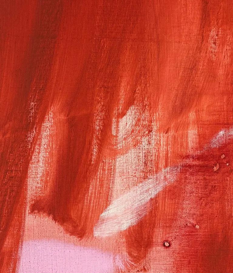 Abstract painting by Emma McIntyre on view at David Zwirner, Tribeca, New York