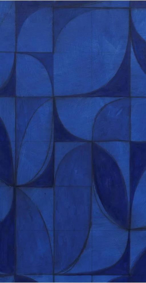Kamrooz Aram, Untitled (Arabesque Composition in Lapis Lazuli), 2021