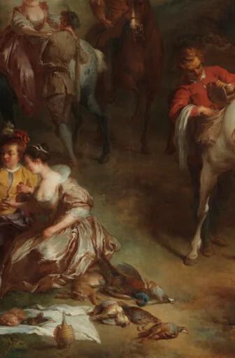 Liaisons françaises exhibition banner, Alte Pinakothek