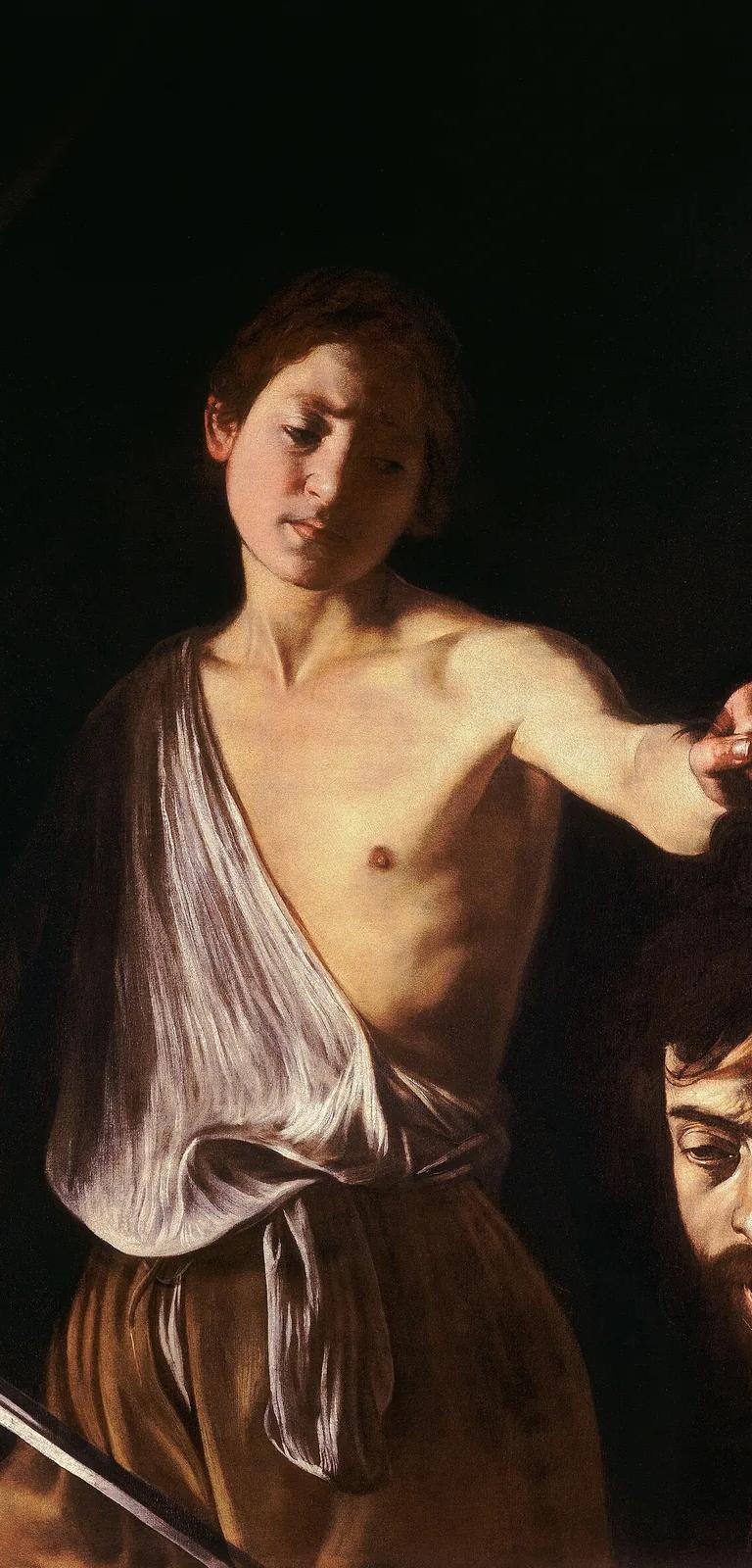 Caravaggio's David with the Head of Goliath (c.1610), Galleria Borghese