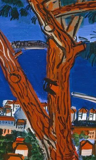 Raoul Dufy, Golfe Juan (detail)