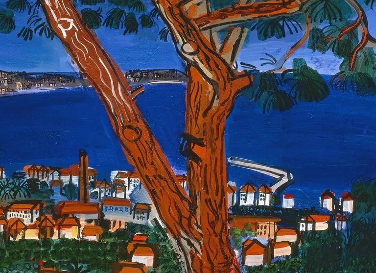 Raoul Dufy, Golfe Juan (detail)