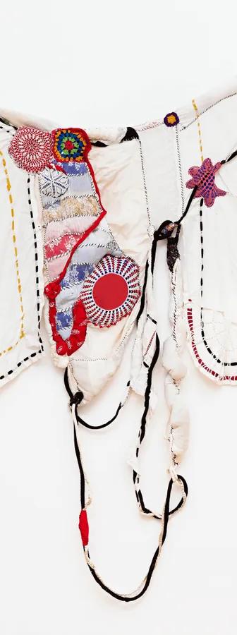 Textile sculpture by Sonia Gomes from Wild Heart