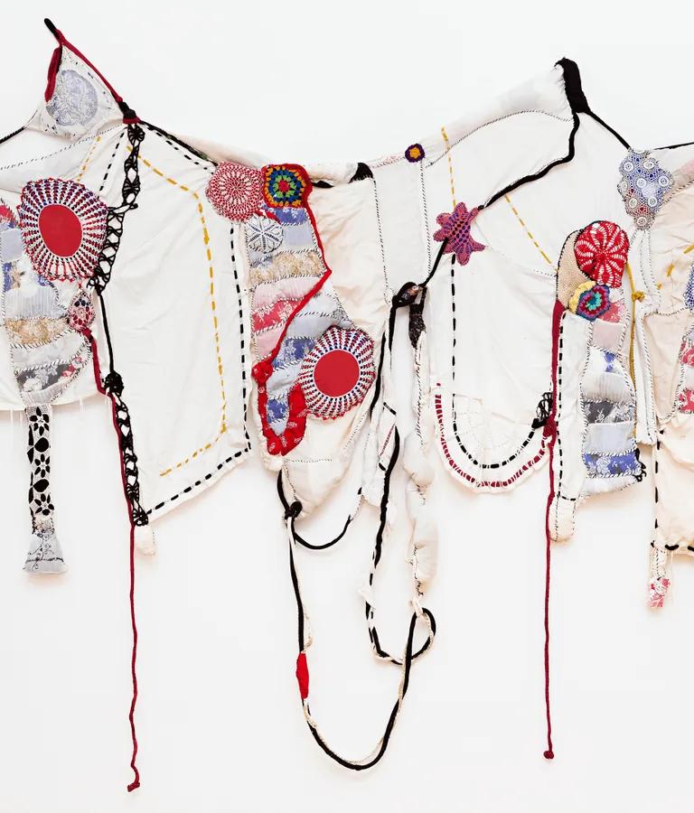 Textile sculpture by Sonia Gomes from Wild Heart