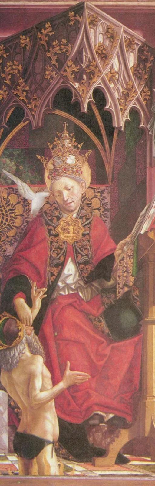 Michael Pacher, Kirchenväteraltar (Altarpiece of the Church Fathers), c. 1480