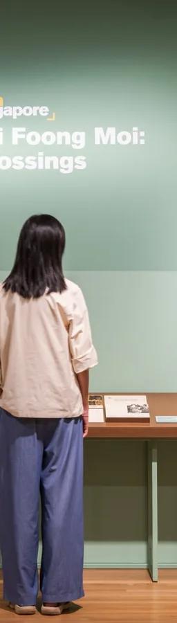 Lai Foong Moi: Crossings exhibition banner