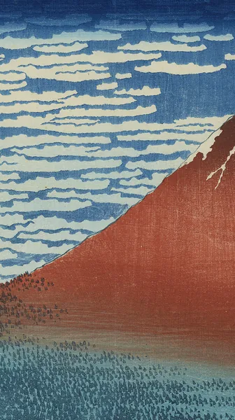 Hokusai woodblock print from Thirty-six Views of Mount Fuji