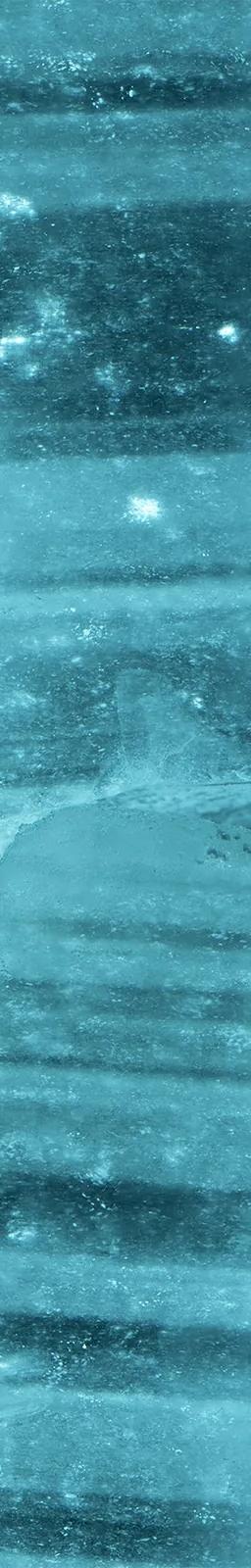 Still from Peggy Weil's 88 Cores showing a Greenland ice core