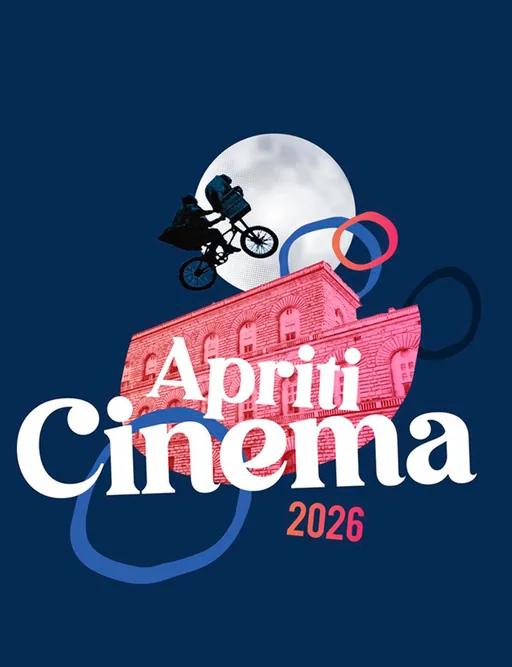Apriti Cinema 2026 open-air screening poster, Piazza de' Pitti