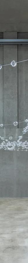 Mona Hatoum's Over, under and in between installation in the Cisterna, Fondazione Prada