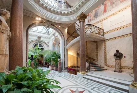 The Winter Garden and monumental staircase at Musée Jacquemart-André