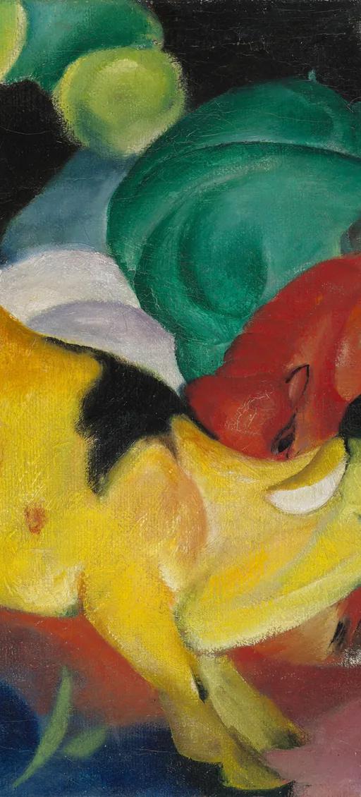 Franz Marc painting from the Blue Rider collection