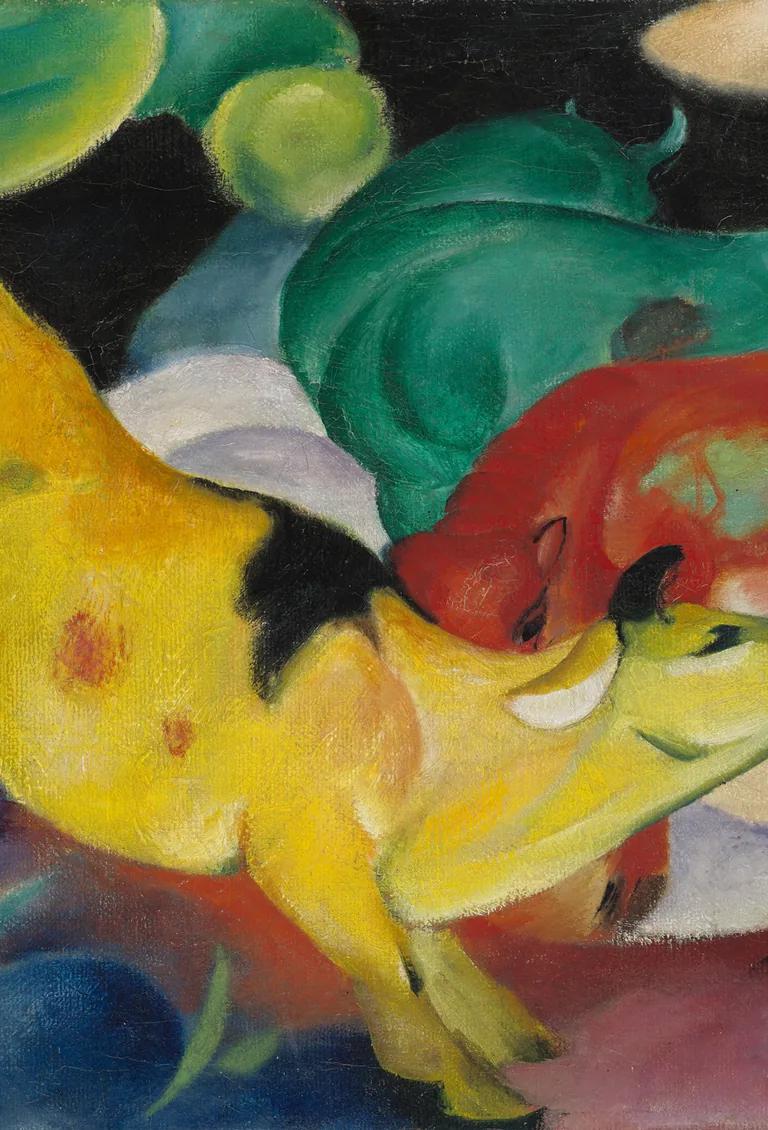 Franz Marc painting from the Blue Rider collection