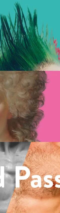 Promotional image for the HAIR exhibition at Kunsthalle München