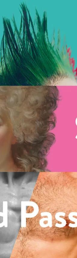 Promotional image for the HAIR exhibition at Kunsthalle München