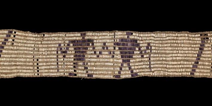 Treaty documents and Native diplomatic objects displayed in Nation to Nation