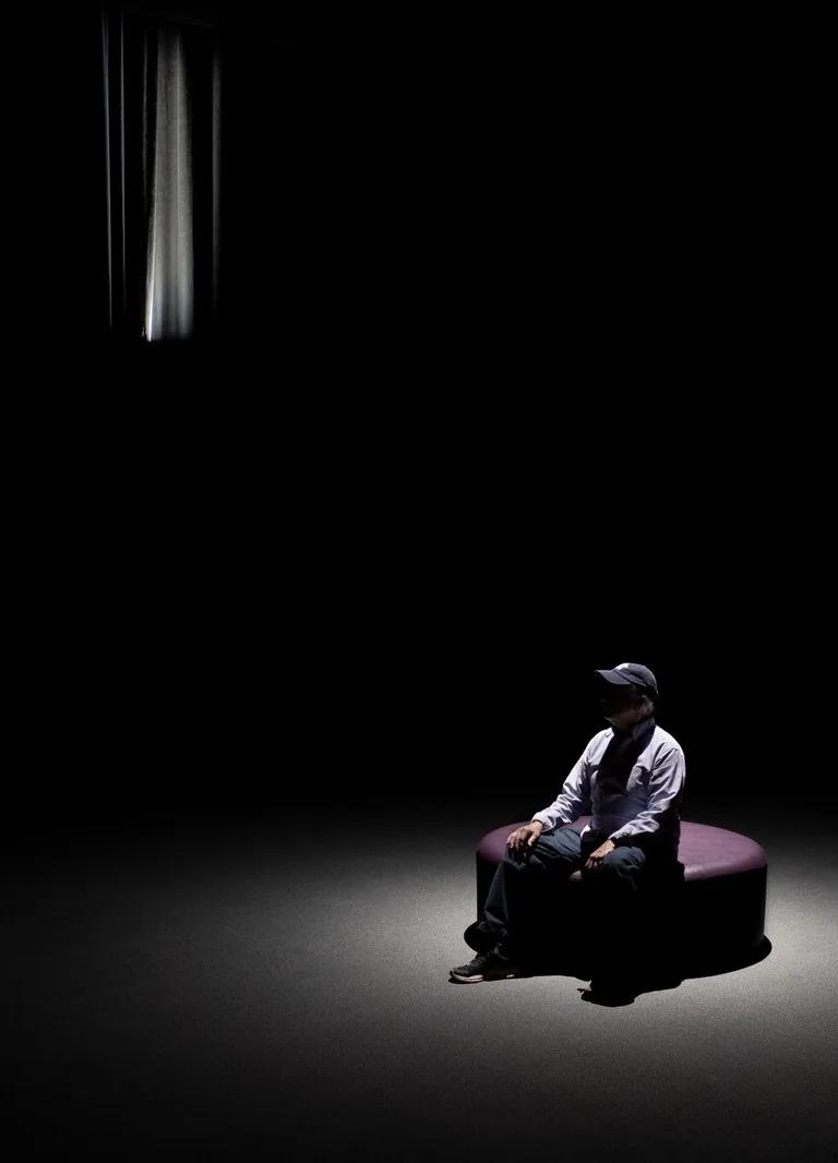 Installation view of Donald Moffett: IMPEACH, Brooklyn Museum, 2026
