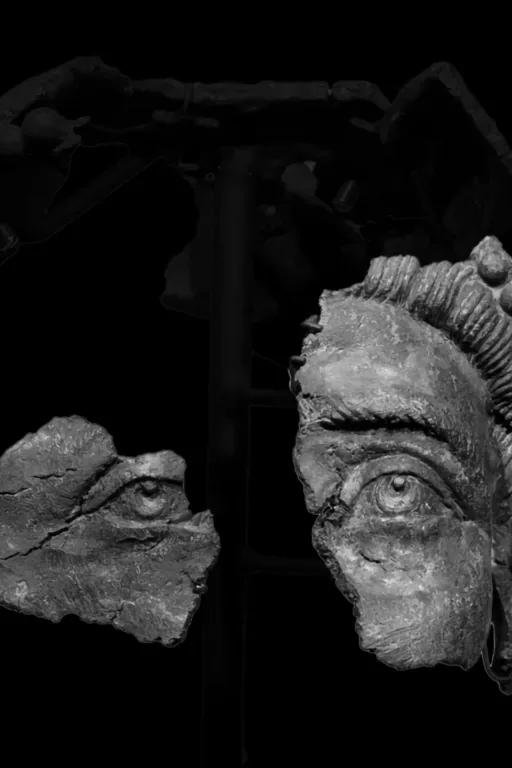 Roman bronze artworks from the Ponte di Valentiniano on display at Palazzo Massimo