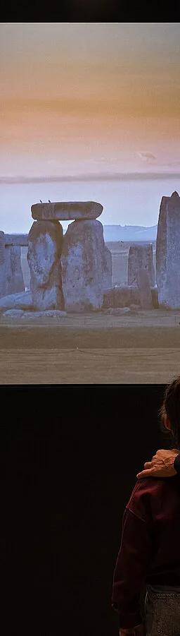 Promotional image for the Stonehenge special exhibition at the Archäologische Staatssammlung München