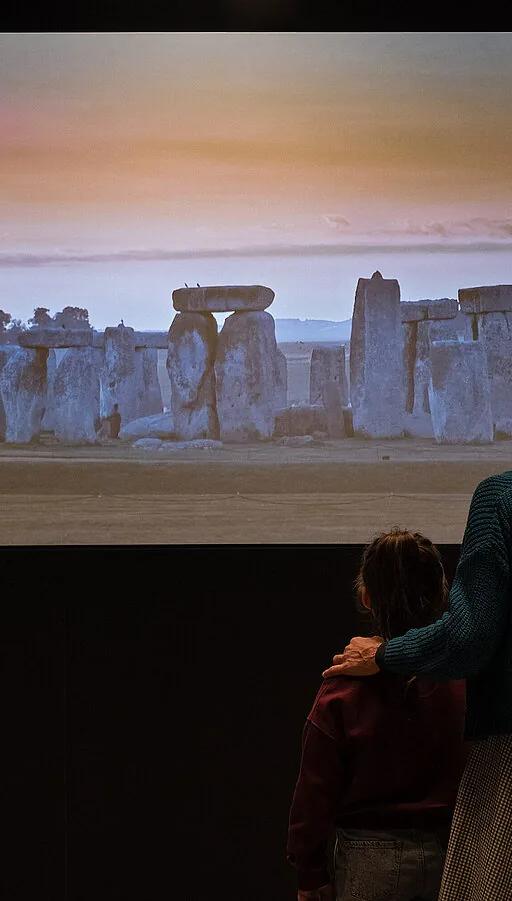 Promotional image for the Stonehenge special exhibition at the Archäologische Staatssammlung München