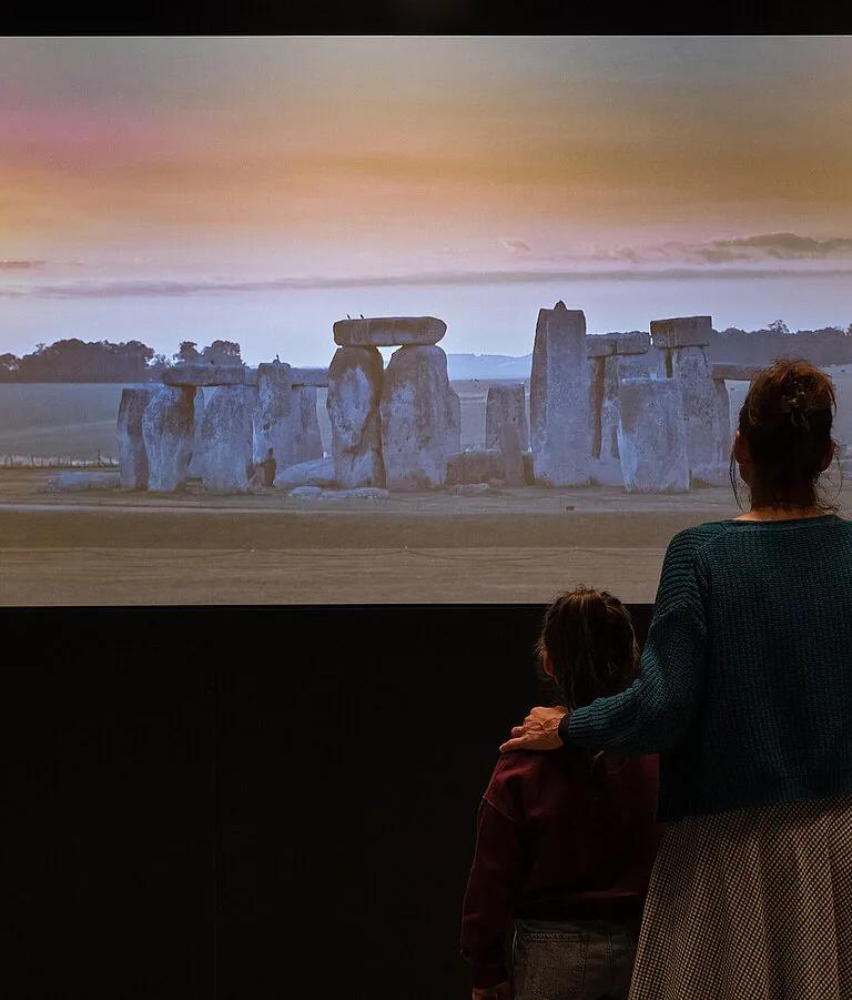 Promotional image for the Stonehenge special exhibition at the Archäologische Staatssammlung München