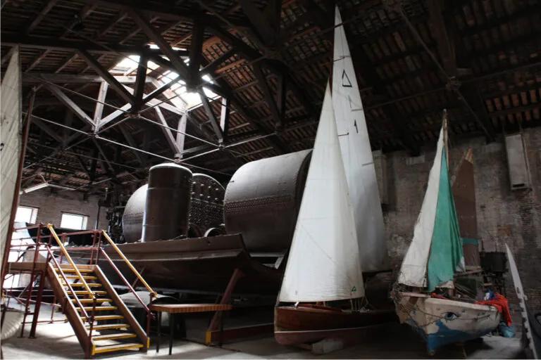Interior of the Padiglione delle Navi