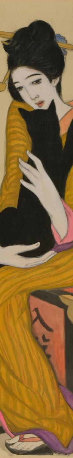 Promotional image for the Takehisa Yumeji exhibition