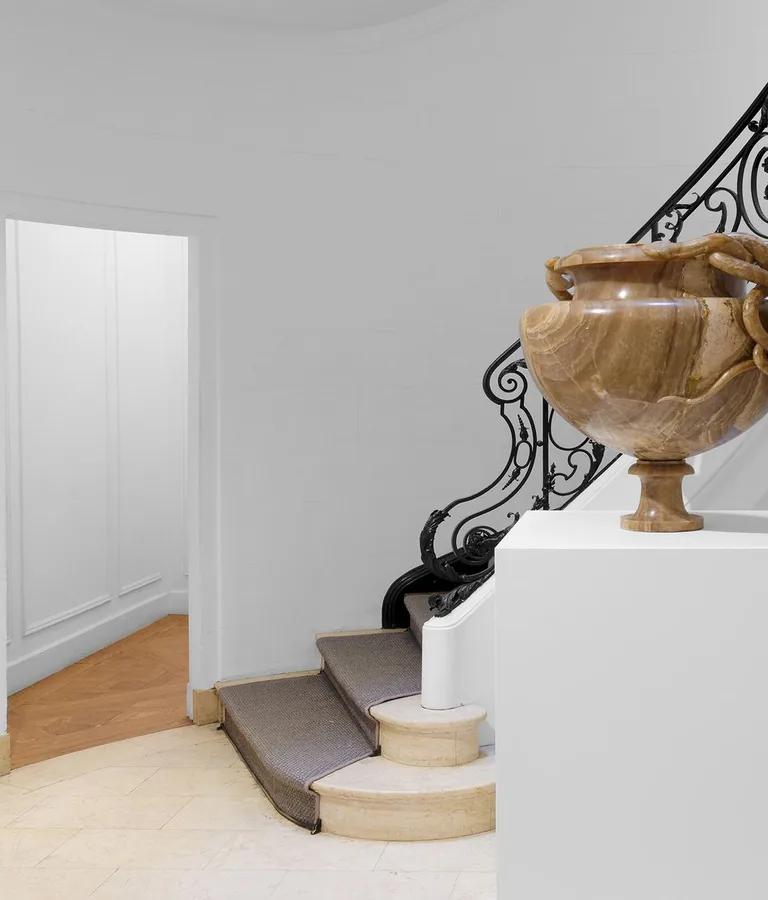 Installation view of Set in Stone at David Zwirner, New York