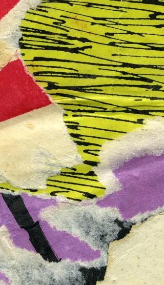 Jacques Villeglé decollage work, Seine Jacob